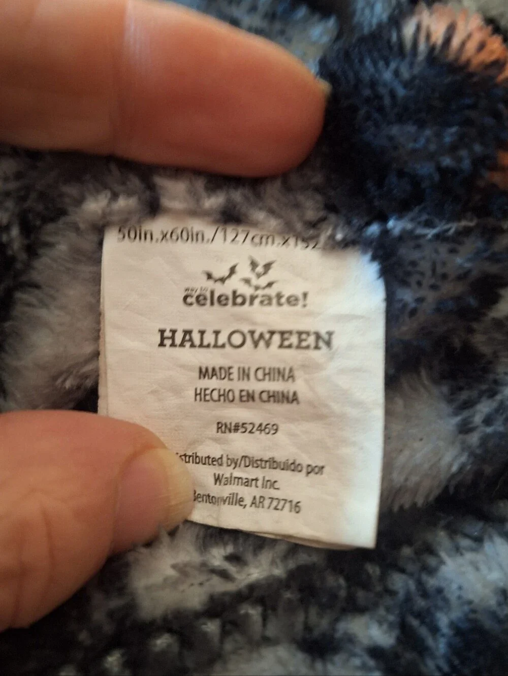 Way To Celebrate Halloween Haunted House Plush Throw Blanket is a cozy